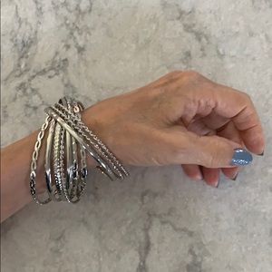 Silver Bangles